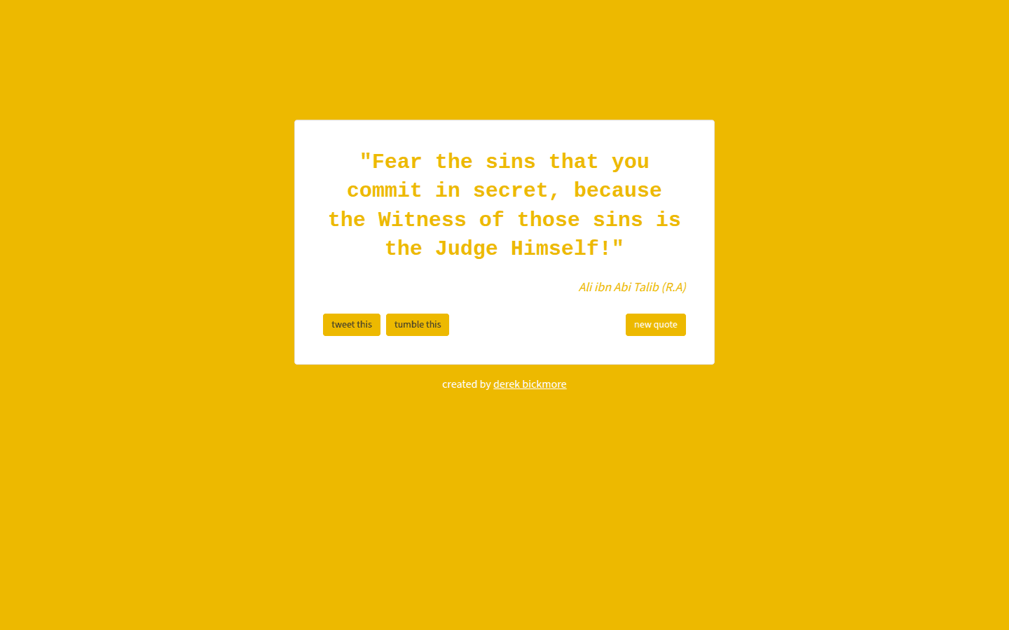 Random Quote Machine screenshot